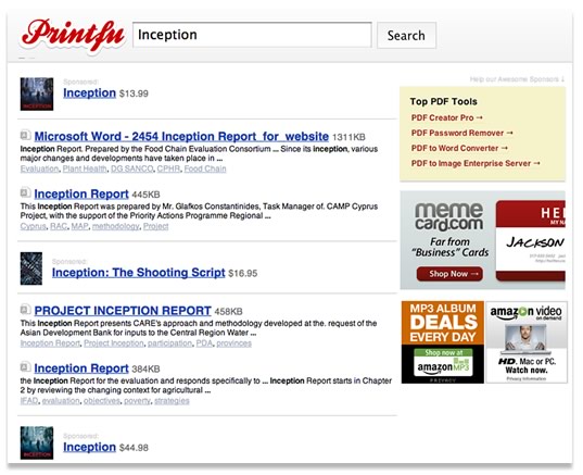 printfu-screen PDF Search engine's new digs
